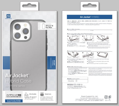 Power Support Air Jacket Shockproof Case for iPhone 15 Pro Max 6.7" (2023) - Clear