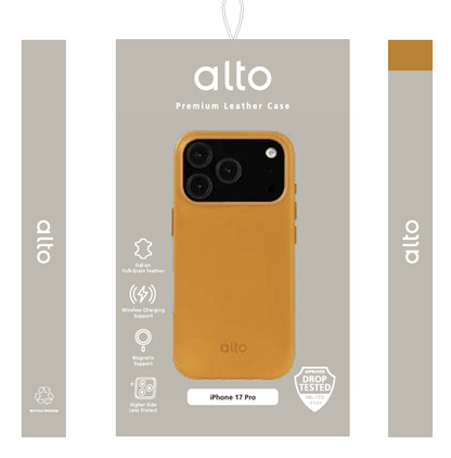 Alto Clop Leather Magnetic Case with MagSafe for iPhone 17 Series (2025)