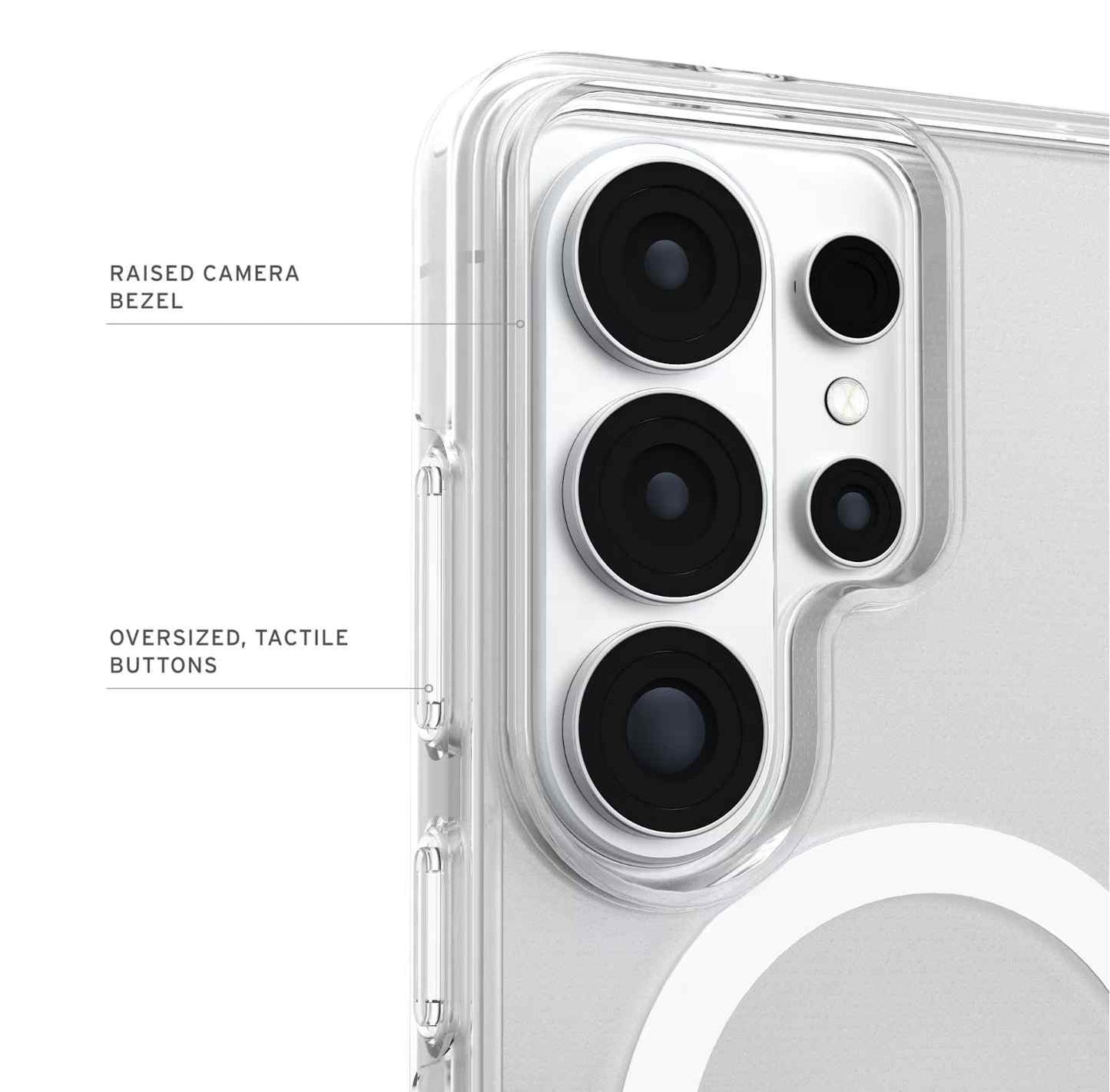 UAG Scout Clear Magnetic Case for Samsung Galaxy S26 Series  (2026) - Ice/White