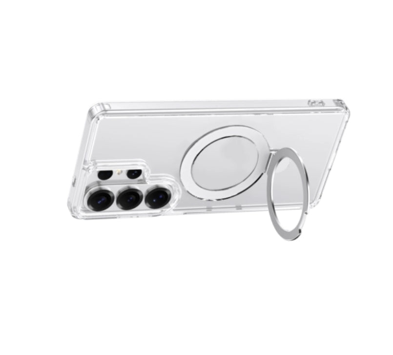 RAPTIC Air Stand Magnetic Case for Samsung Galaxy S26 Series (2026) - Clear