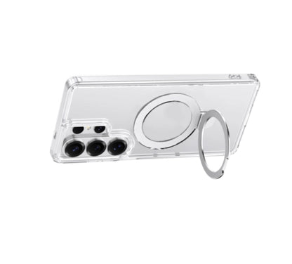 RAPTIC Air Stand Magnetic Case for Samsung Galaxy S26 Series (2026) - Clear