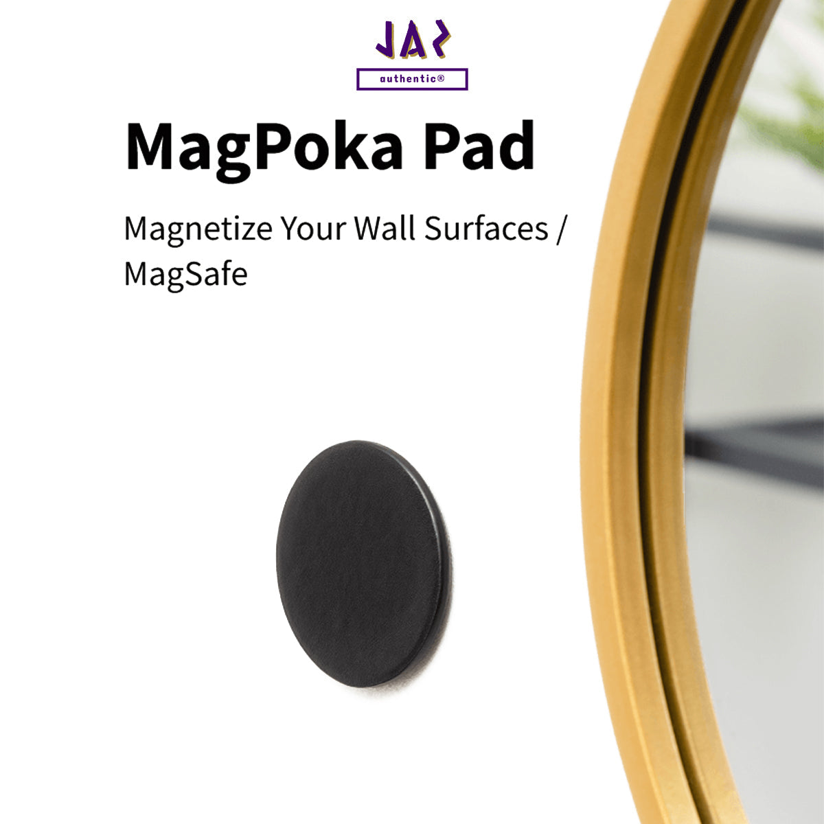 SwitchEasy MagPoka Magnetize Wall Surfaces wih Magsafe Magnetic, Marble