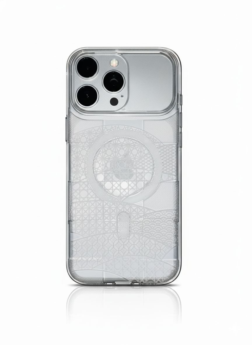 Power Support Air Jacket Mag "kiriko" Case with MagSafe for Apple iPhone 17 Series (2025)