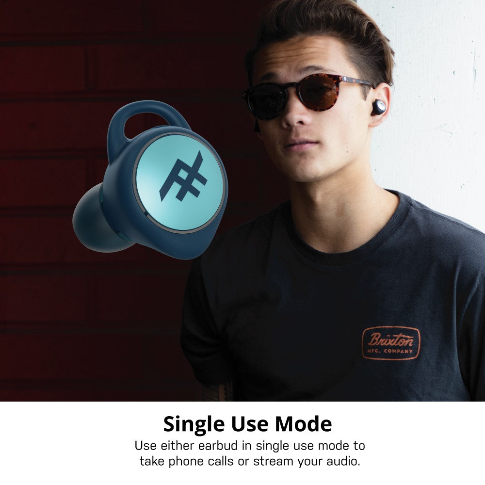 ZAGG iFrogz Airtime Truly Wireless Earbuds Sweat Resistant, Simple Pairing, 15HR Battery Life, White