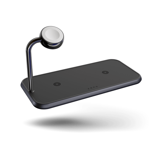 Zens Dual + Watch Fast Wireless Charger (Output: Qi 5W/7.5W/10W) (ZEDC05B+ZEDC05W)