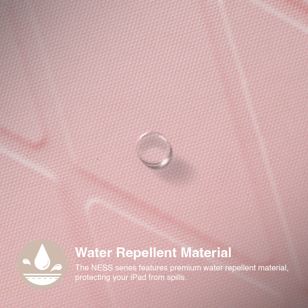 JTLEGEND Ness QCAC Folio Case with Pencil Clip for iPad Air 11" (2024/2025)/iPad Air 10.9" (2022/2020) - Ice Blue