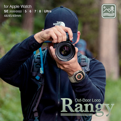 Power Support JTLEGEND Rangy Out-door Loop, Skin-Soothing Apple Watch Strap for Apple Watch 49mm/45mm/44mm/42mm