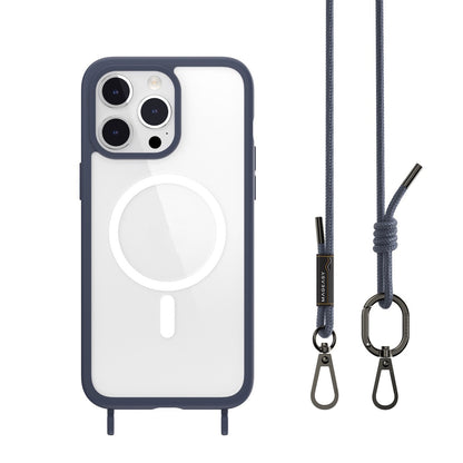 MAGEASY Roam M + Strap PC+TPU Protective Case with MagSafe for iPhone 15 Series (2023)