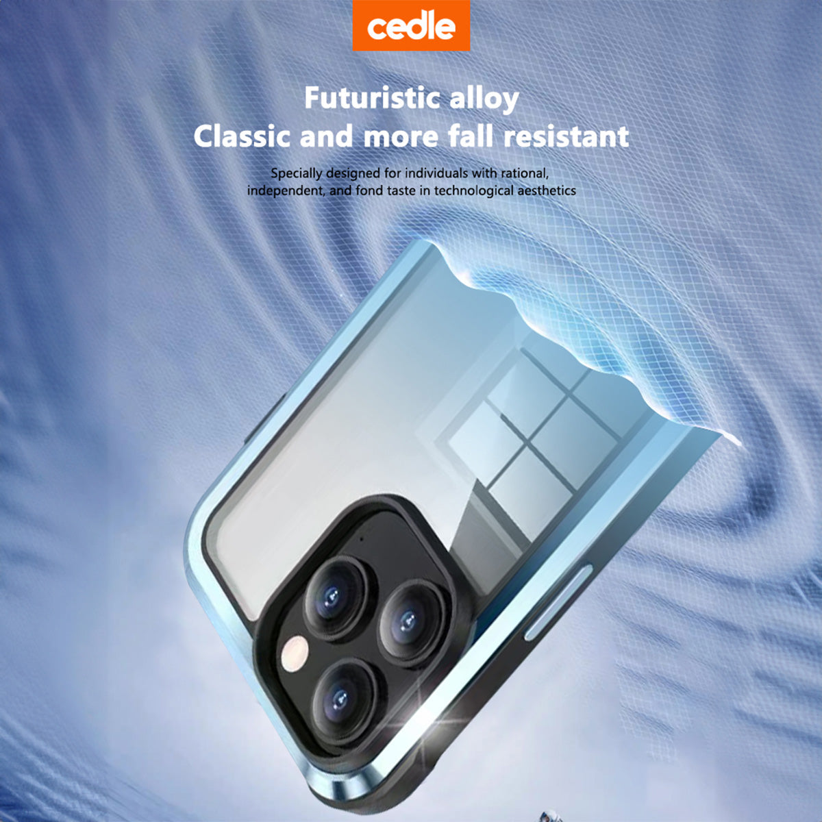 Cedle Xtrans X1 Metal Shield Case for iPhone 15 Series (2023)
