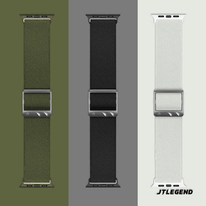 Power Support JTLEGEND Flex Elastic Stress Reduction Watch Strap for Apple Watch, Washable Durable Lightweight Easy To Wear Band