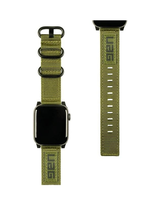 UAG Nato Strap for Apple Watch 49mm/45mm/44mm/42mm, Olive Drab