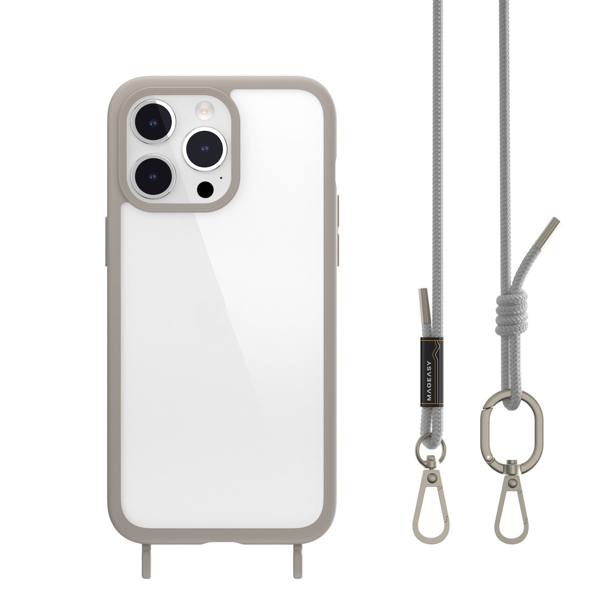 MAGEASY Roam + Strap PC+TPU Protective Case for iPhone 15 Series (2023)
