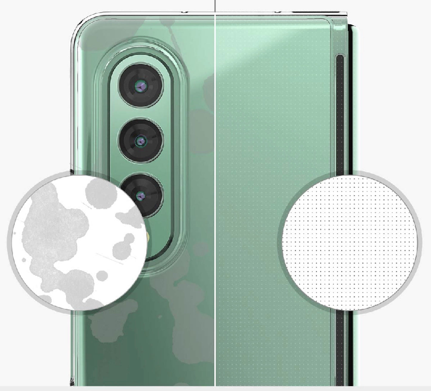 Mercury Goospery Clear Hard Case for Samsung Galaxy Z Fold6 (2024)/ Z Fold7 (2025) - Transparent