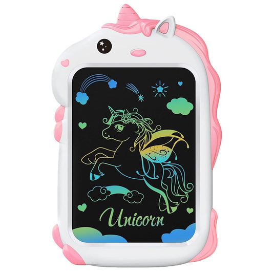 ANANK LCD Pad Arts & Drawing Tablet Gift For Kids Drawing Electronic Writing Board With Stylus Cartoon Little Unicorn