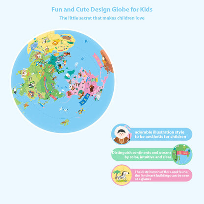 ANANK Youdao 3D Interactive Globe Support Youdao pen interactive reading [Without Dictionary Pen]