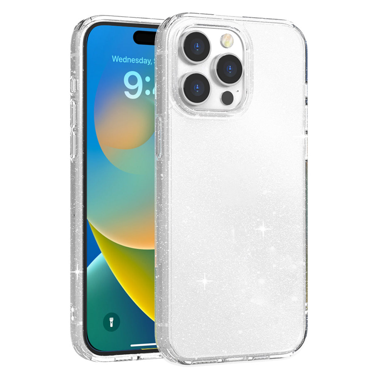 JTLEGEND Glitter Hybrid Cushion Case for iPhone 15 Series (2023)