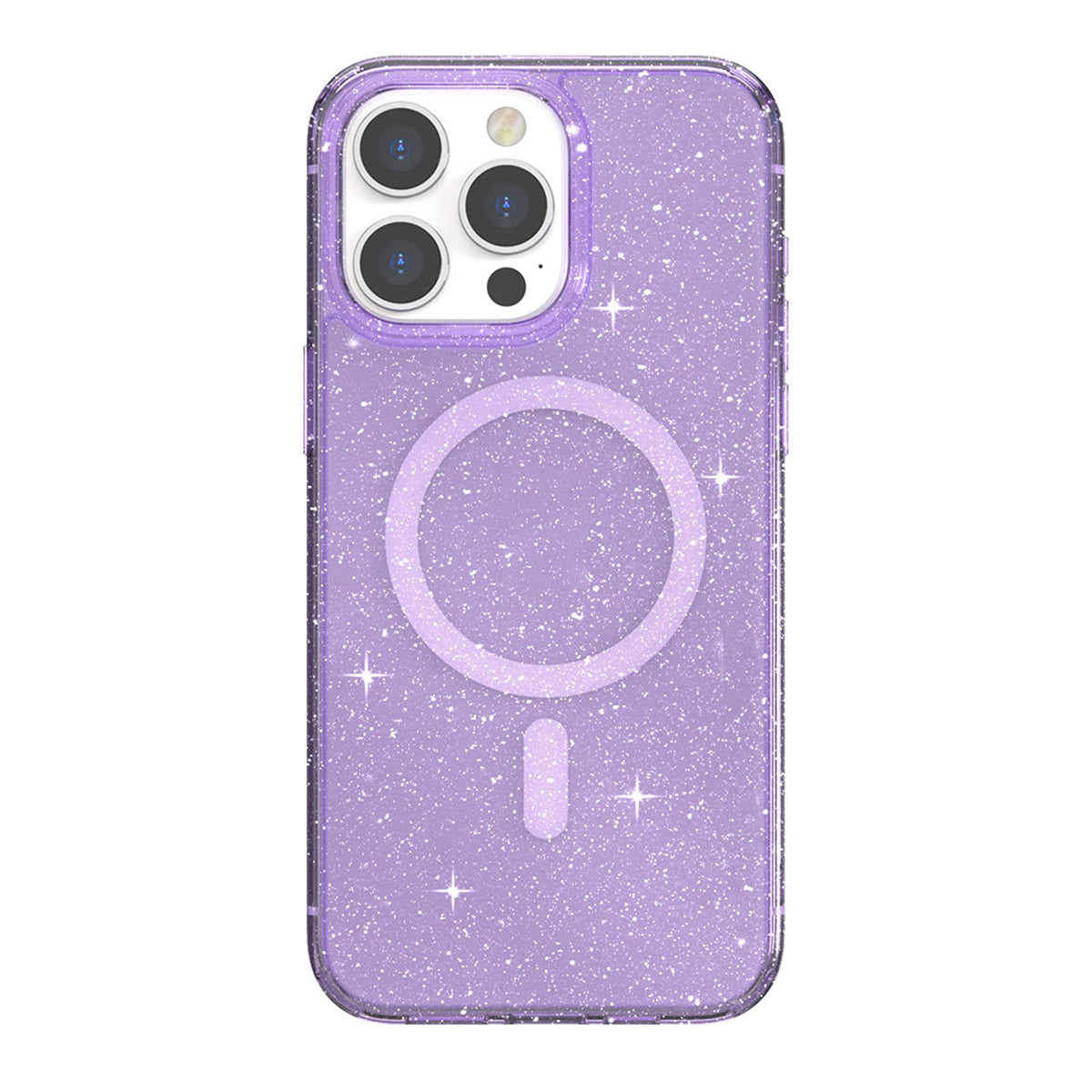 JTLEGEND Glitter Mag Hybrid Cushion Case with MagSafe for iPhone 15 Series (2023)