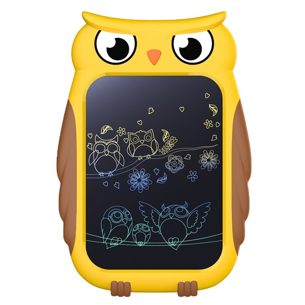 ANANK LCD Pad Arts & Drawing Tablet Gift For Kids Drawing Electronic Writing Board With Stylus Cartoon Owl