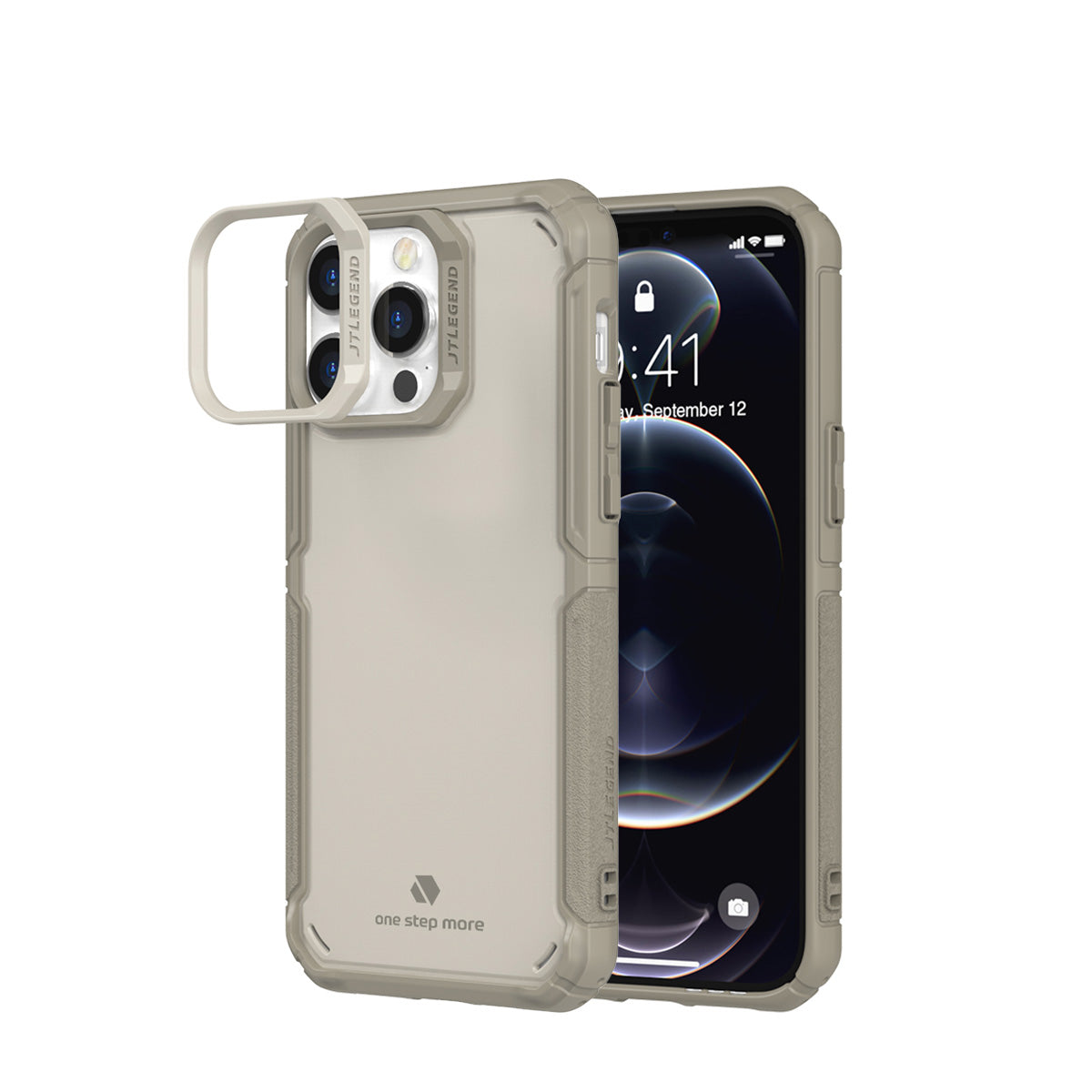 JTLEGEND Hybrid Cushion DX Pro Case for iPhone 14 Pro Max / 14 Pro (2022), Customizable Camera Protection Ring