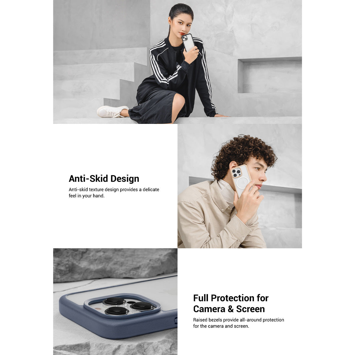 MAGEASY Roam PC+TPU Protective Case for iPhone 15 Series (2023)