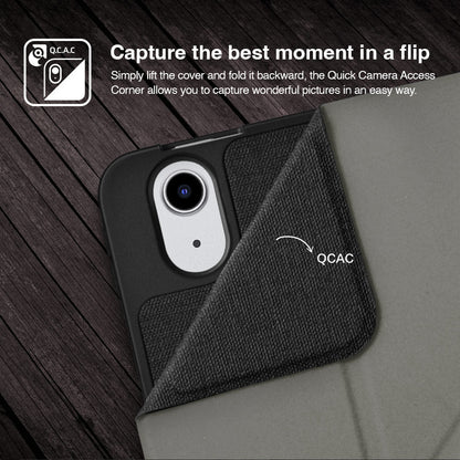 JTLEGEND AMOS QCAC Folio Case with Pencil Holder and Clip for iPad 10th Gen 10.9" (2022)