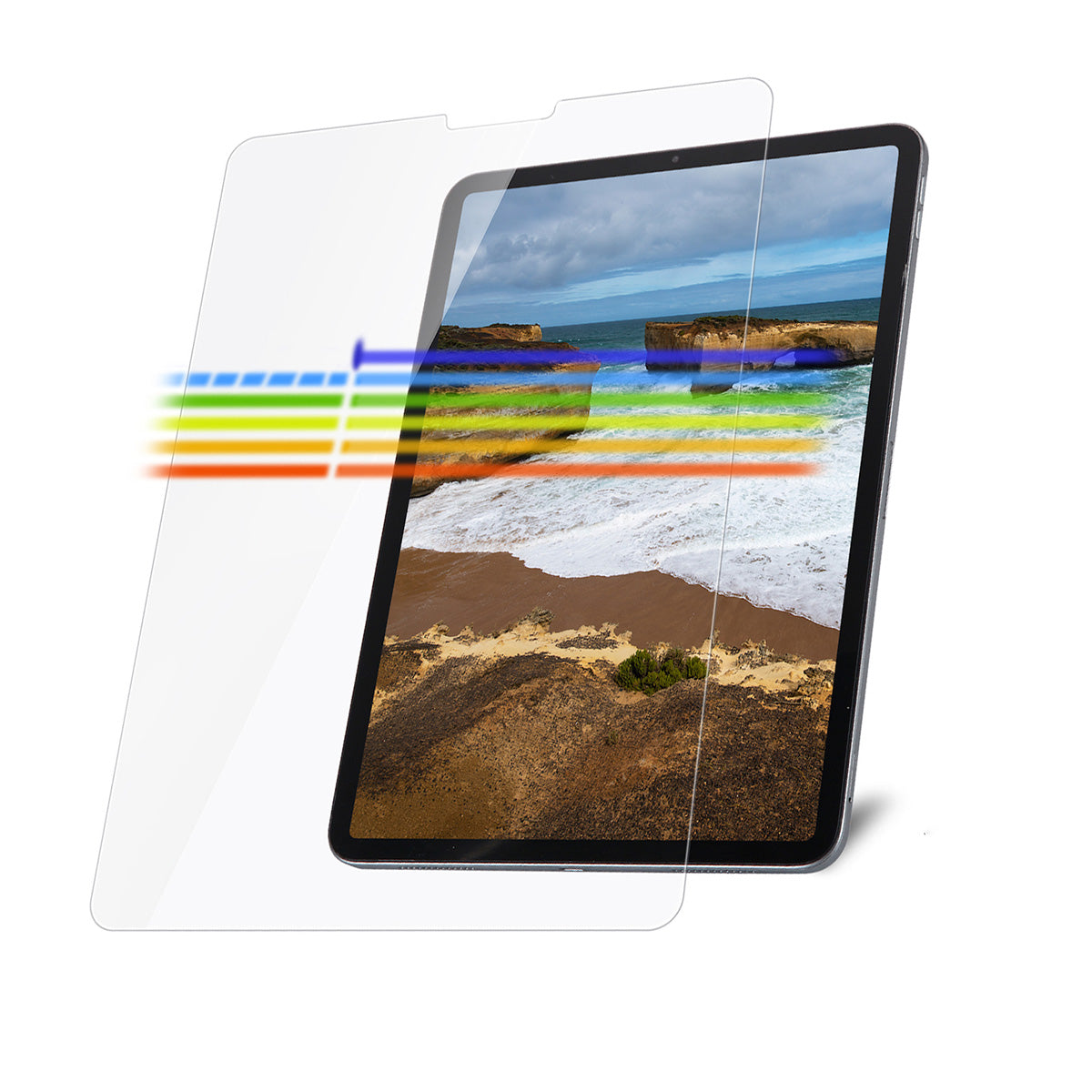 ANANK Curved Eyesafe Anti-Blue Light Eye Protection Tempered Glass 0.33mm for iPad 10.2"(2021/2020/2019)