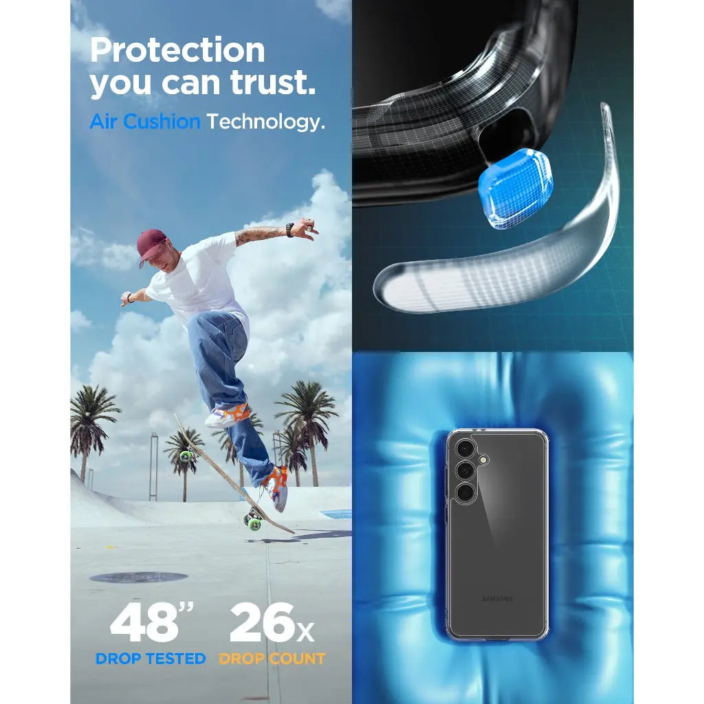 MERCURY GOOSPERY Jelly Ultra Hybrid Case for Samsung Galaxy S24 FE (2024) - Clear