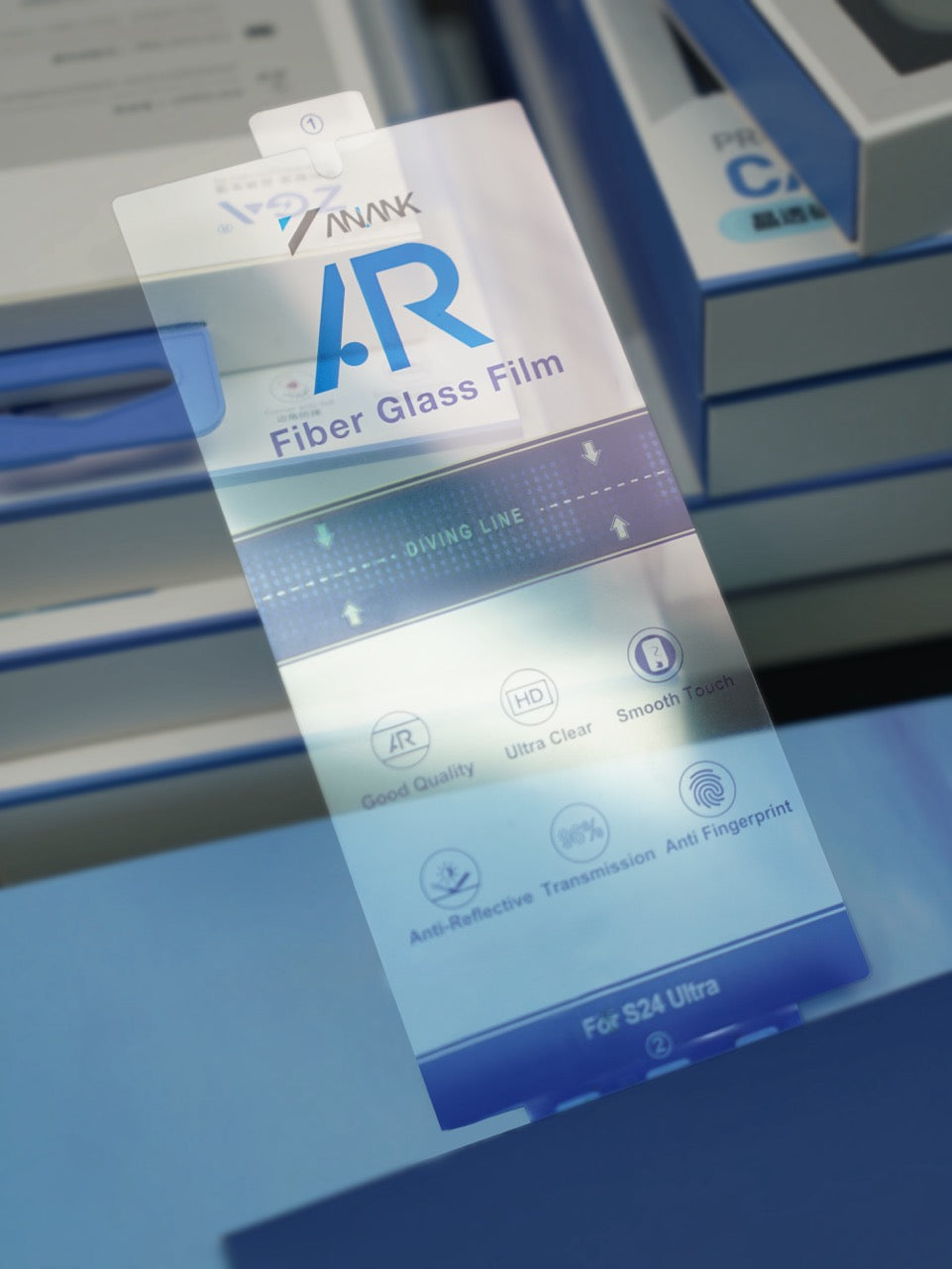 ANANK Anti-Reflective Fiber Glass Film for Samsung Galaxy S24 Ultra (2024)