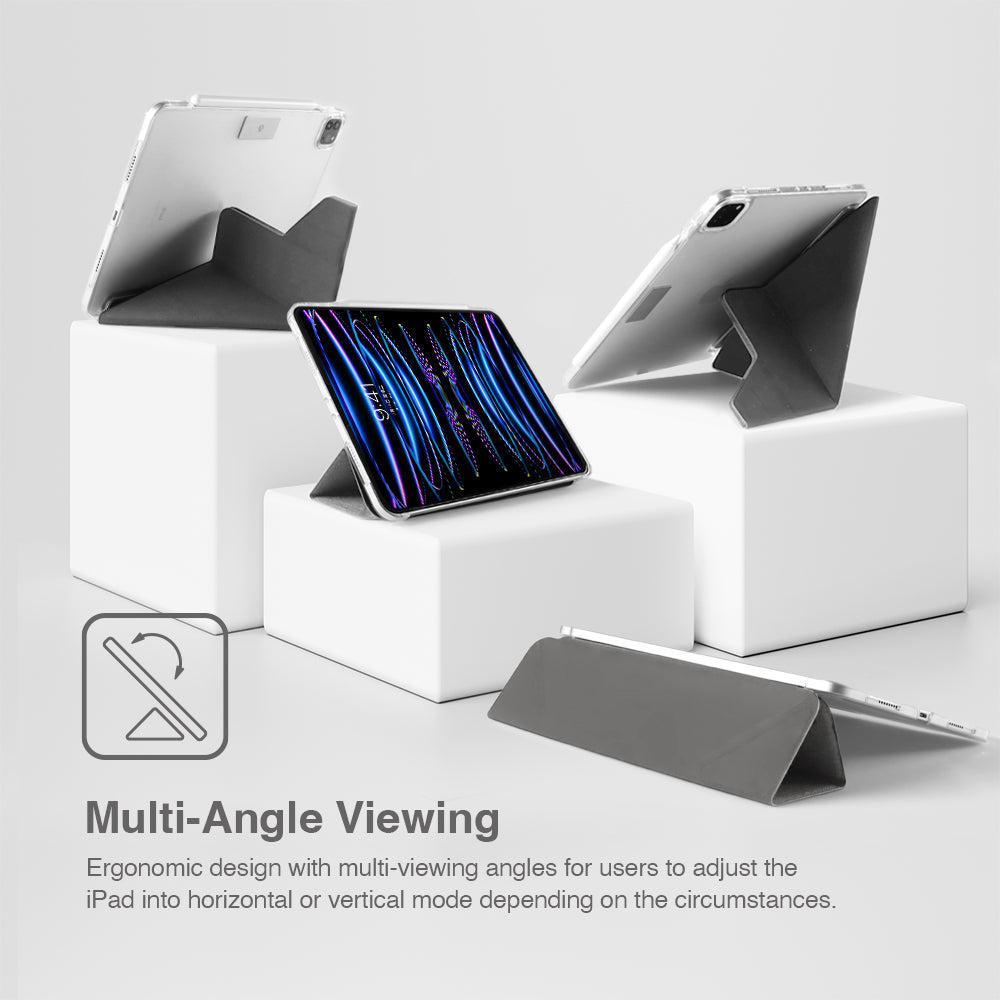 JTLEGEND AMOS QCAC Folio Case with Pencil Clip for iPad Pro 11" (2018-2022)