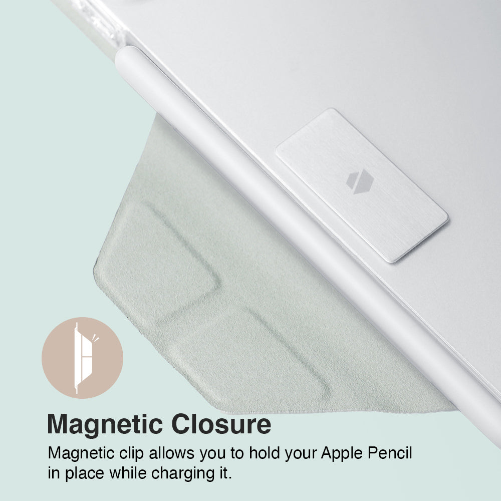 Power Support JTLEGEND Ness QCAC Folio Case with Pencil Clip & Water Repellent Material for iPad Pro 11" (2018-2022)