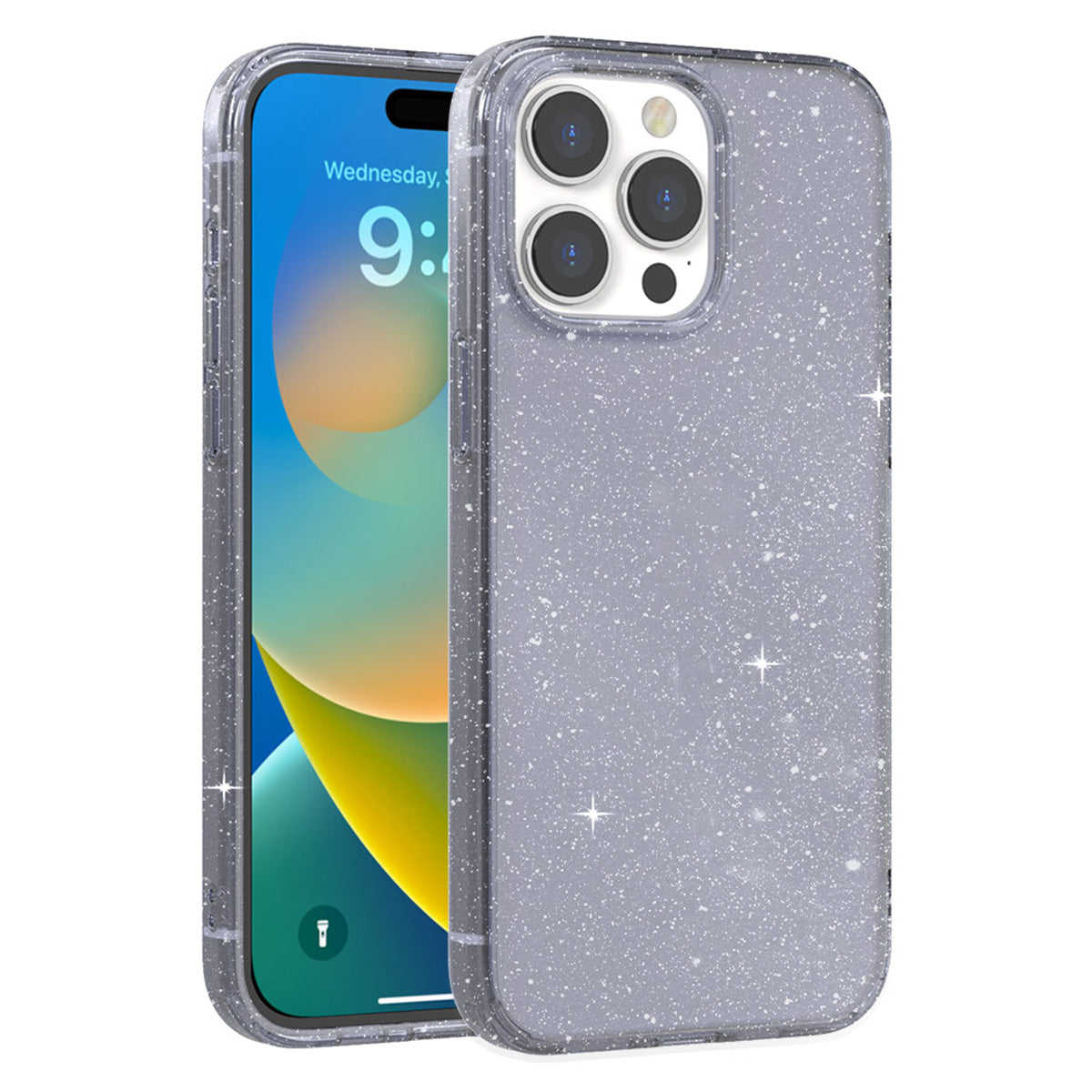 JTLEGEND Glitter Hybrid Cushion Case for iPhone 15 Series (2023)