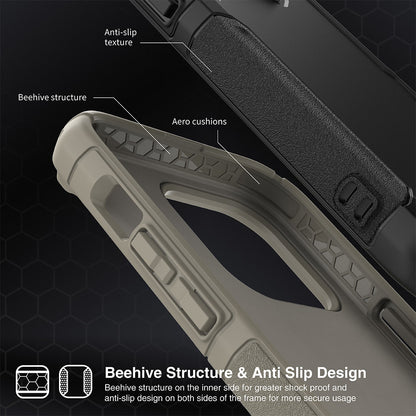 JTLEGEND Hybrid Cushion DX Pro Case for iPhone 14 Pro Max / 14 Pro (2022), Customizable Camera Protection Ring