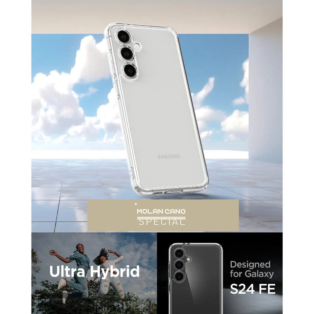 MERCURY GOOSPERY Jelly Ultra Hybrid Case for Samsung Galaxy S24 FE (2024) - Clear