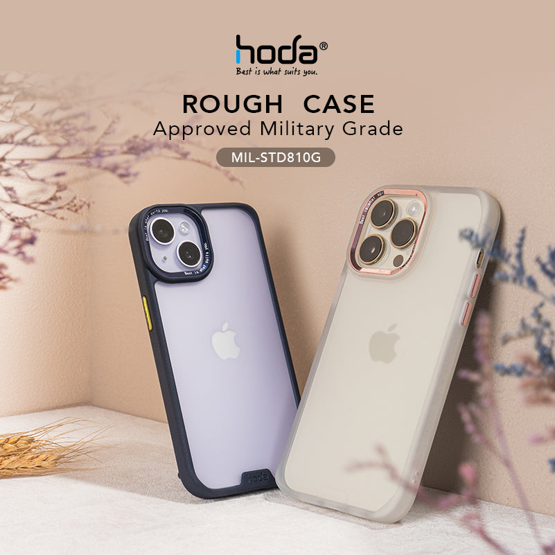 Hoda ROUGH Case for iPhone 14 Pro Max (Dark Blue)