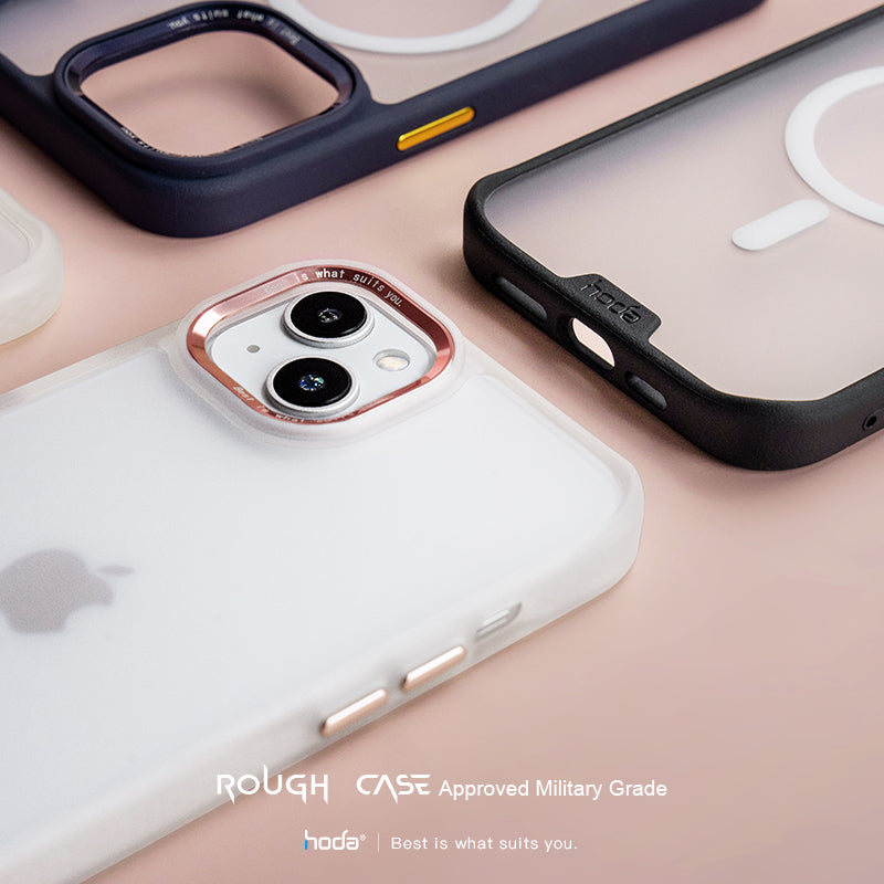 Hoda ROUGH Case for iPhone 14 Pro Max (Dark Blue)
