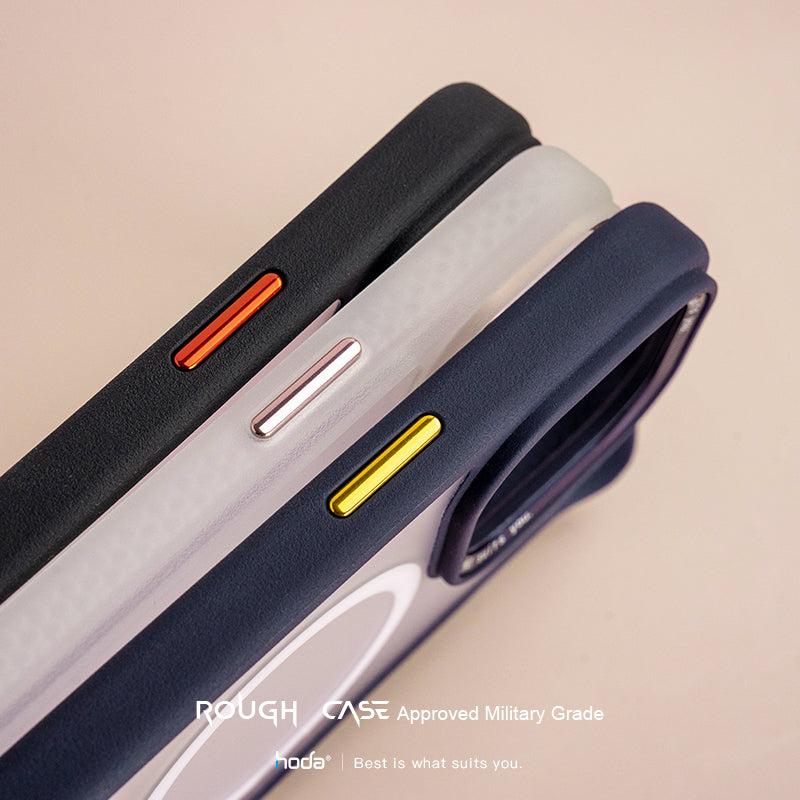 Hoda ROUGH Case for iPhone 14 Pro Max (Dark Blue)