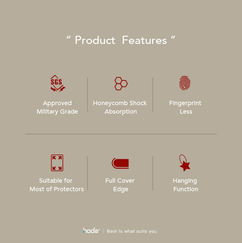 Hoda ROUGH Case for iPhone 14 Pro Max (Dark Blue)