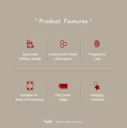 Hoda ROUGH Case for iPhone 14 Pro Max (Dark Blue)