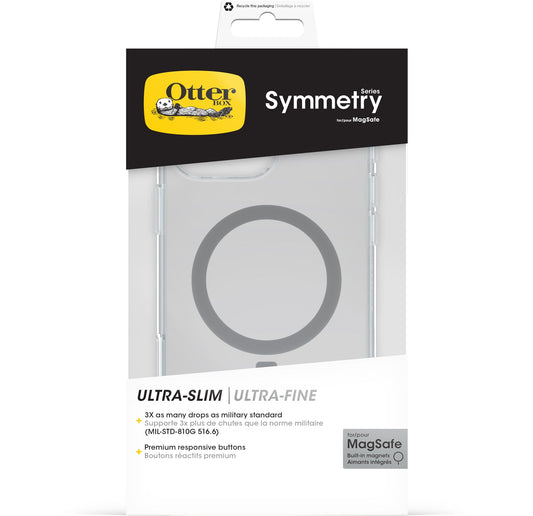 OtterBox Symmetry Series Clear Case with MagSafe and Camera Control Premium Responsive Button for Apple iPhone 16 Series (2024)