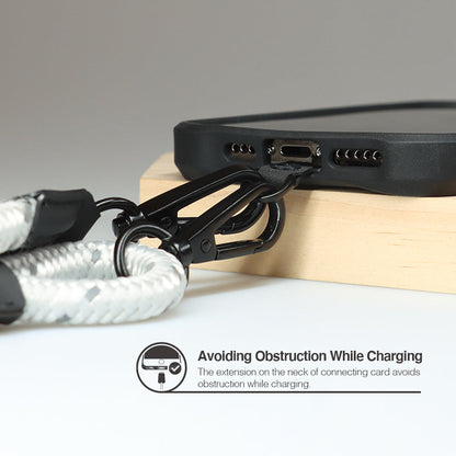 JTLEGEND 8mm Phone Rope Outdoor Series Length 75cm~140cm With Clear Tap, Mobile Phone Lanyard Crossbody Anti-Lost Rope