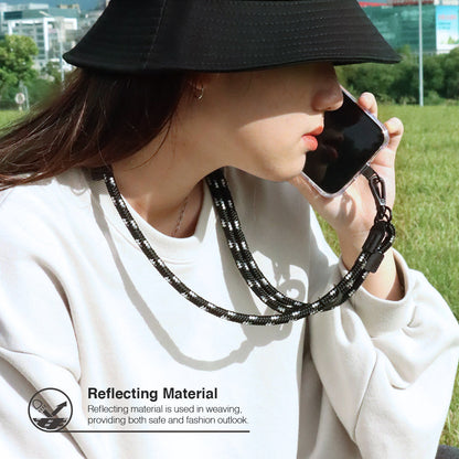 JTLEGEND 8mm Phone Rope Outdoor Series Length 75cm~140cm With Clear Tap, Mobile Phone Lanyard Crossbody Anti-Lost Rope