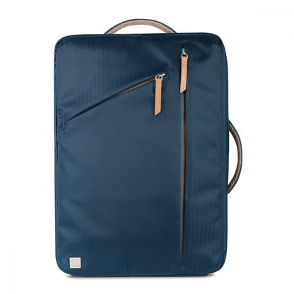 Moshi Venturo Slim Ergonomic Crossbody Laptop Backpack with Cushioned Compartments (16" Bahama Blue)