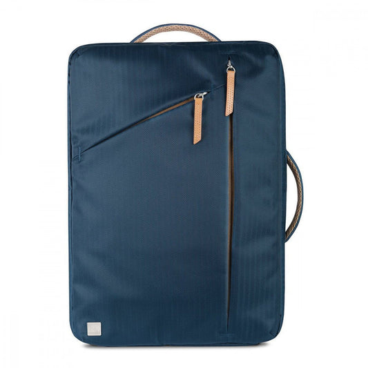 Moshi Venturo Slim Ergonomic Crossbody Laptop Backpack with Cushioned Compartments (16" Bahama Blue)