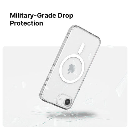 Power Support JTLEGEND Hybrid Cushion Mag Case with MagSafe for Apple iPhone 16e (2025) - Crystal
