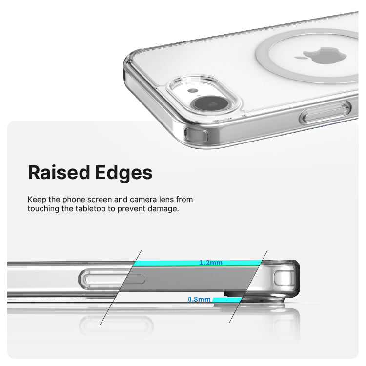 Power Support JTLEGEND Hybrid Cushion Mag Case with MagSafe for Apple iPhone 16e (2025) - Crystal