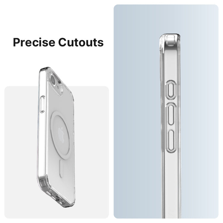 Power Support JTLEGEND Hybrid Cushion Mag Case with MagSafe for Apple iPhone 16e (2025) - Crystal