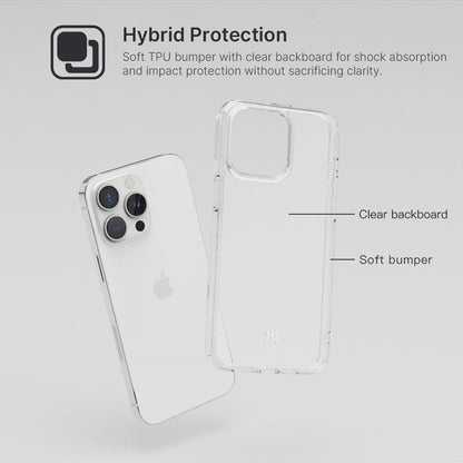 Power Support Air Jacket Shockproof Case for iPhone 15 Pro Max 6.7" (2023) - Clear