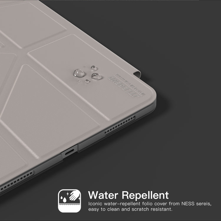 JTLEGEND Ness Pro QCAC Folio Case with Pencil Clip | Pencil Holder&Clip for iPad Air 11" (2024/2025)/iPad Air 10.9" (2022/2020)/iPad Air 13" (2024/2025)/iPad Pro 11" (2024)/iPad Pro 13" (2024)