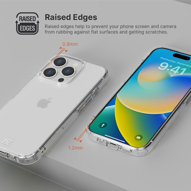 Power Support Air Jacket Shockproof Case for iPhone 15 Pro Max 6.7" (2023) - Clear