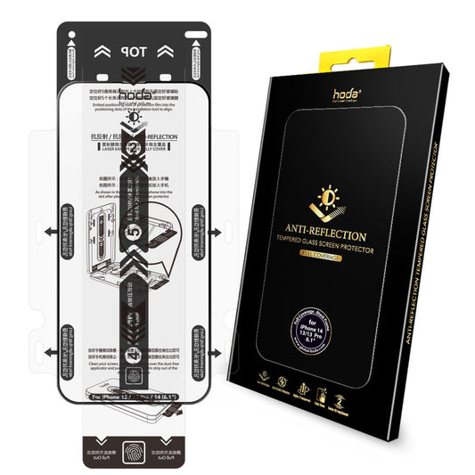 Hoda Anti-Reflection Full Coverage Tempered Glass Screen Protector for iPhone 12 Pro Max 6.7" (2020)